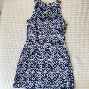 BB Dakota Blue Floral Dress